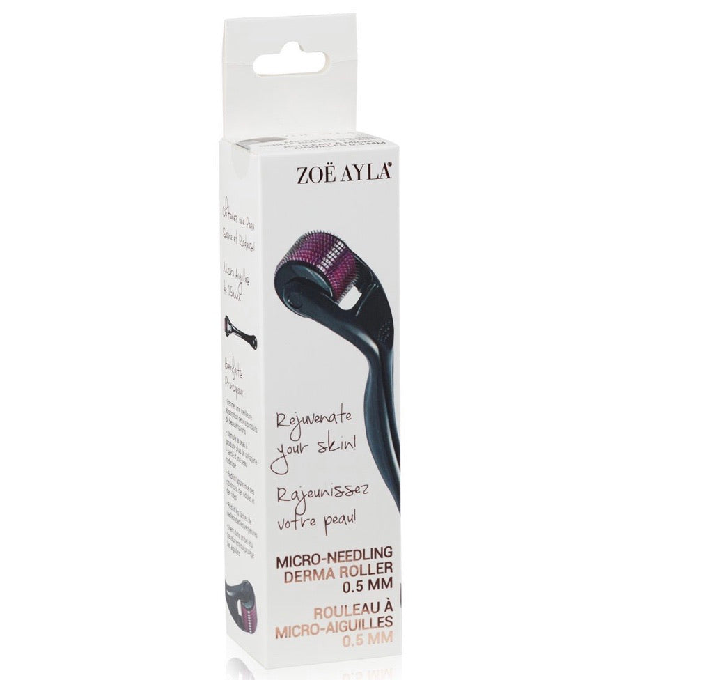 Micro-Needling Derma Roller - Black