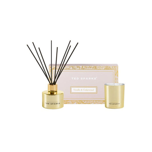 Ted Sparks - Geschenkenset - Vanille & Cederhout