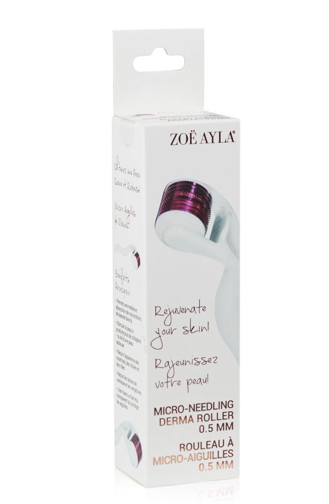 Micro-Needling Derma Roller - White